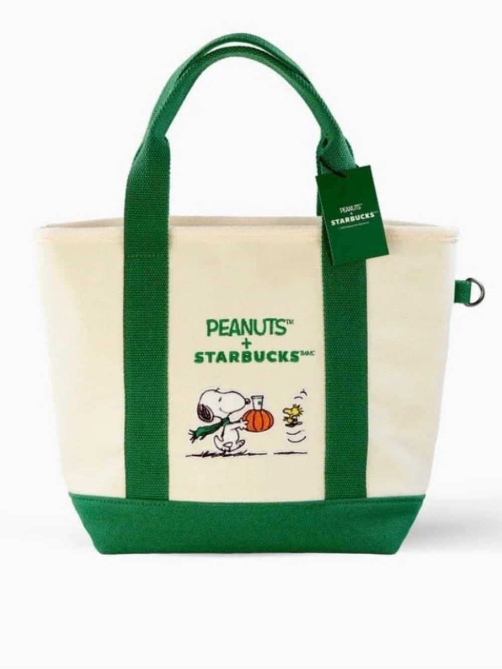 Starbucks x Peanuts Fall 2026 Snoopy Canvas Mini Tote Bag